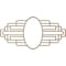 Ekena Millwork Elizabeth Wood Fretwork Pierced Medallion, 28"W x 14"H x 7 3/4"IW x 13 1/4"IH x 1/4"T, Hickory CMWP28X14X0250EBHI - alternate 3